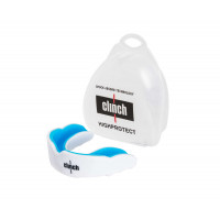 Капа одночелюстная Clinch Shield Double Layer Mouthguard C512 бело-синий