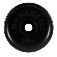 Диск олимпийский d51мм евро-классик MB Barbell MB-PltBE-10 10 кг черный