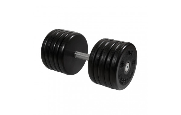 Гантель классик MB Barbell с вращающейся ручкой 54 кг MB-FdbEM-B54 600_380