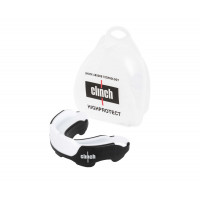 Капа одночелюстная Clinch Champion Triple Layer Mouthguard C514 бело-черно-оранжевый