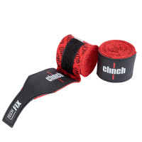 Бинты эластичные Clinch Boxing Crepe Bandage Tech Fix красные C140