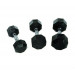 Гантель 40кг Perform Better Rubber Encased Hex Dumbbells 4137-40\BK-40-00 75_75