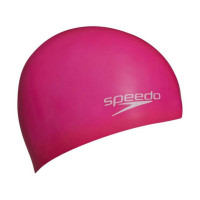 Шапочка для плавания детская Speedo Plain Moulded Silicone Cap Jr 8-70990F290, фуксия, силикон