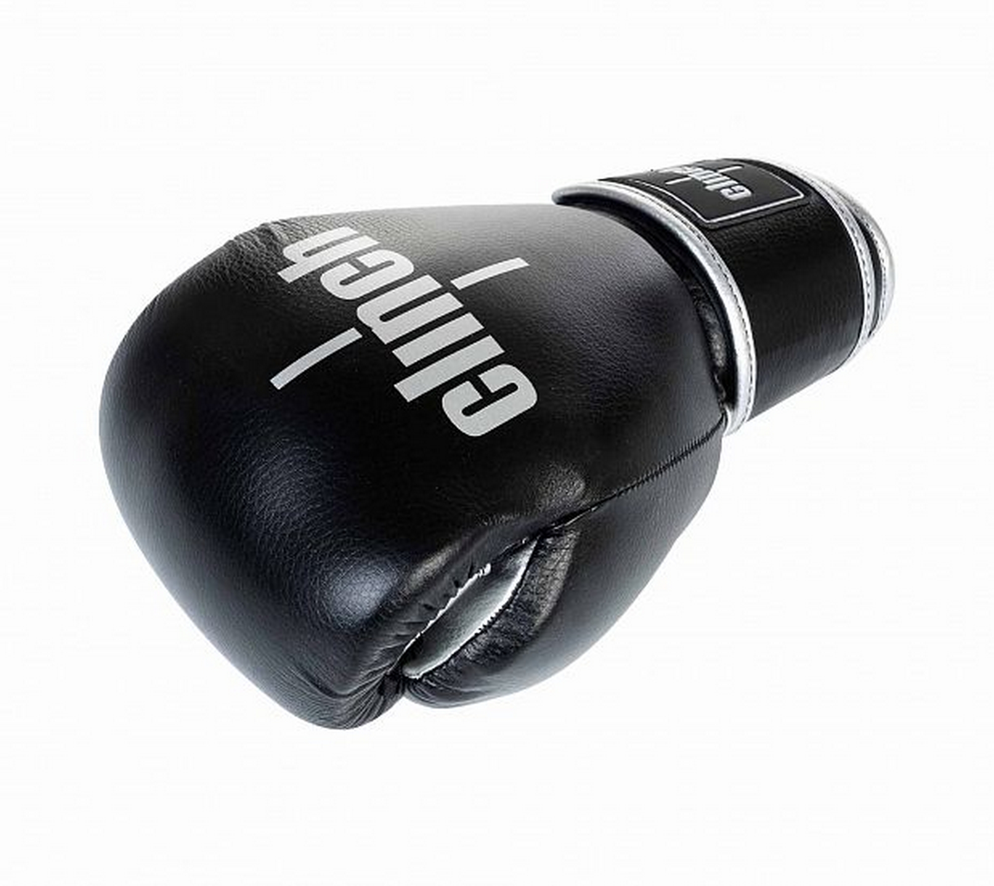 Перчатки боксерские Clinch Punch 2.0 C141 черно-серебристый 2000_1784