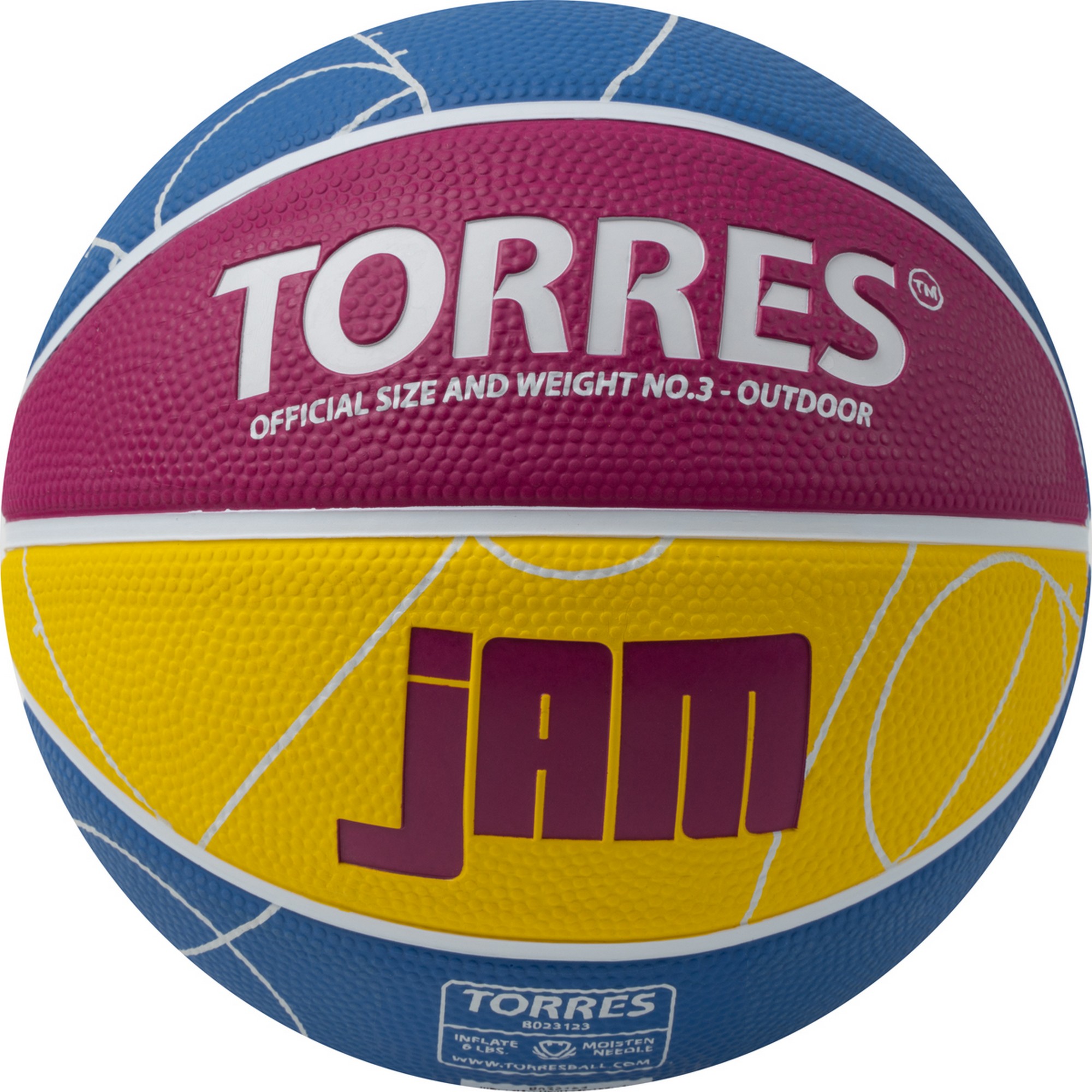 Мяч баскетбольный Torres Jam B023123 р.3 2000_2000