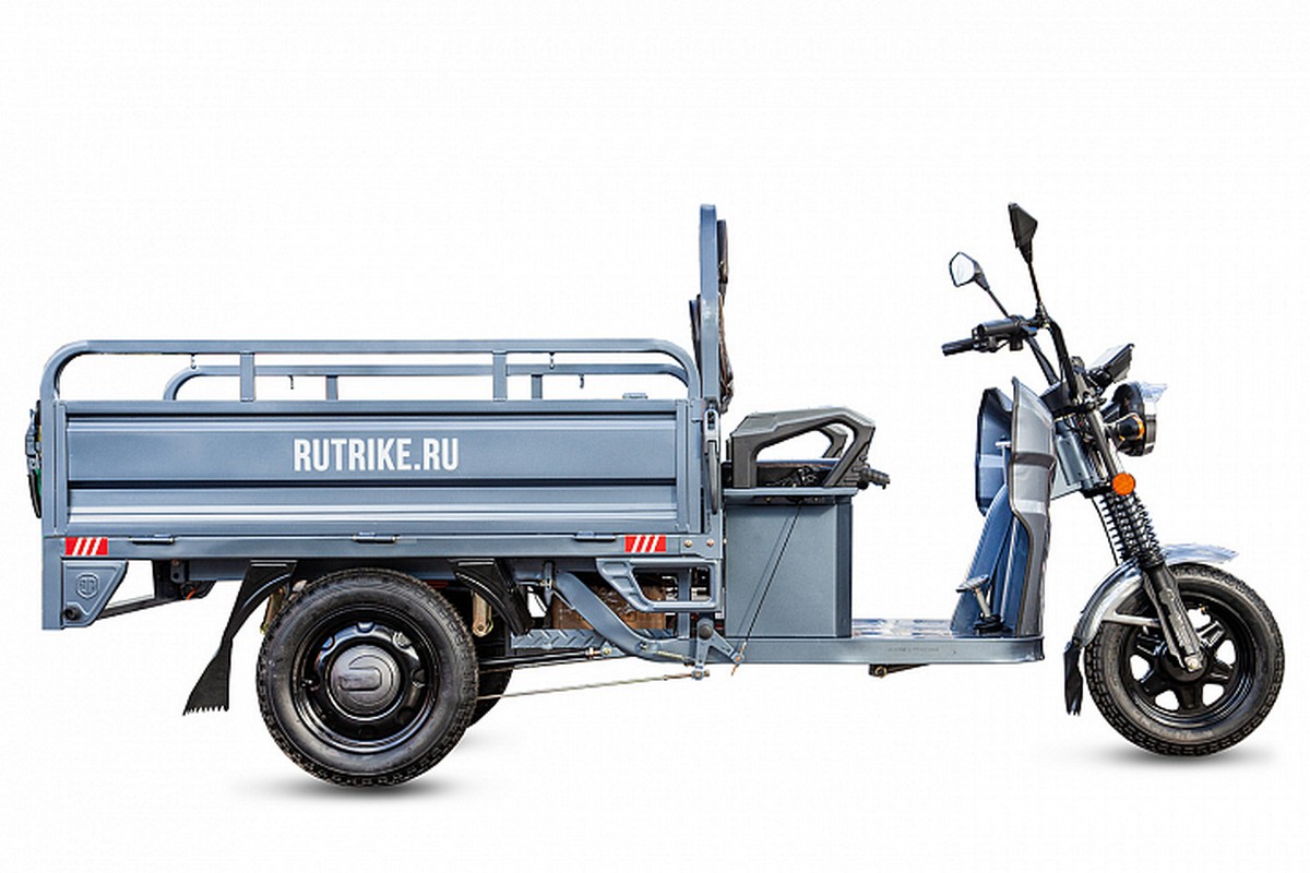 Грузовой электротрицикл RuTrike Мастер 1500 60V1000W 024452-2814 черный матовый 1200_800