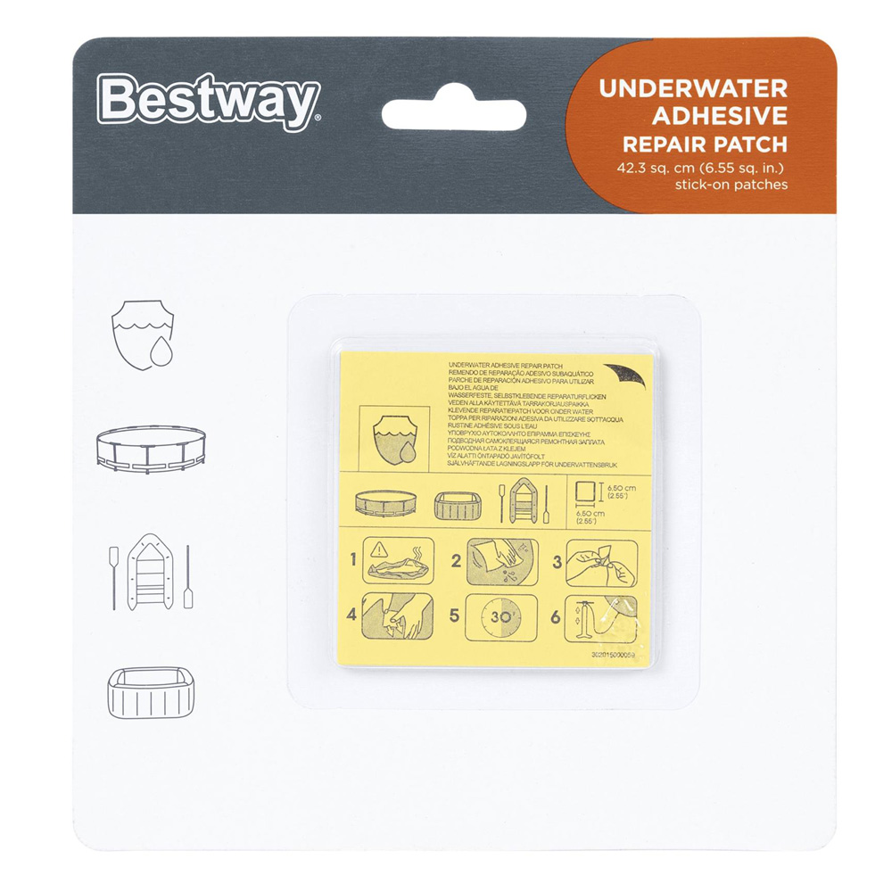 Ремкомплект повышенной плотности Bestway 62091 (6шт 6,5х6,5см) 1000_1000