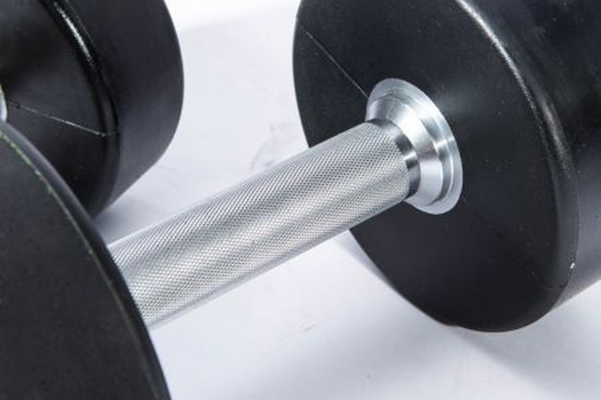 Гантели в уретане 22 кг Live Pro Premium Urethane Dumbbells LP8000-22 1200_800