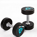 Гантели в уретане 32 кг Live Pro Premium Urethane Dumbbells LP8000-32 120_120