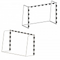 Ворота для гандбола\мини-футбола 300х200х130см стальные мобильные (пара) Dinamika ZSO-002781 120_120